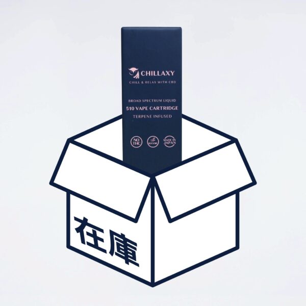 原材料　CHILLAXYカートリッジ＆化粧箱 - CHILLAXY - チラクシー - CBD - カンナビジオール - ヘンプ